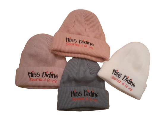Bonnet Miss Didine Souriez à la vie