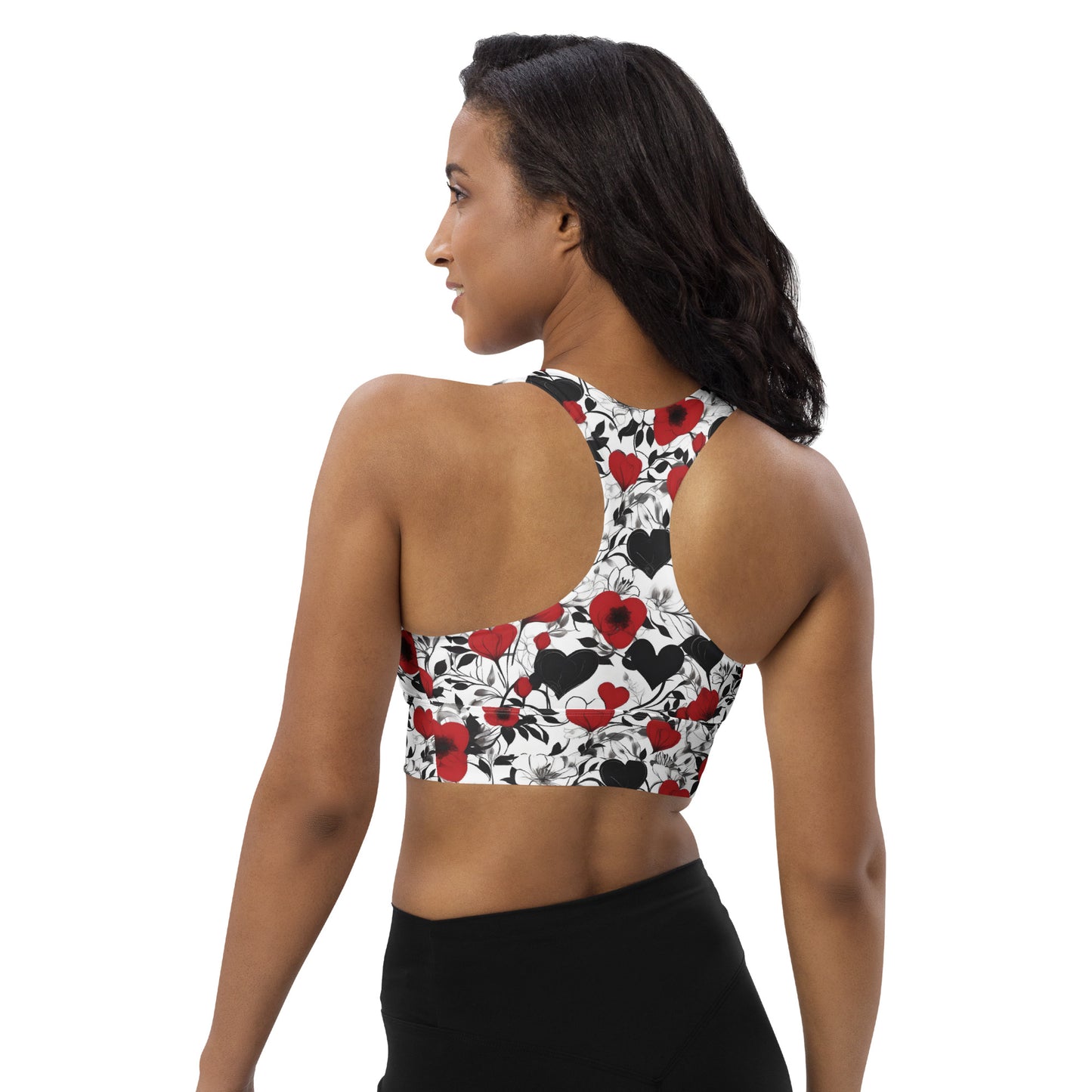 Brassière de sport "éclat d'amour"