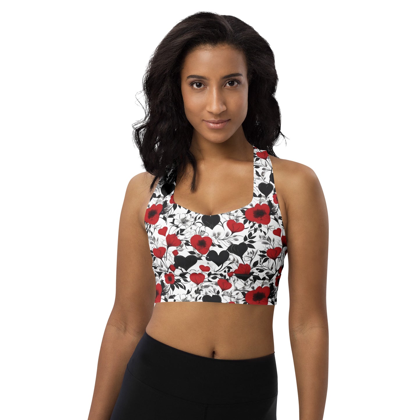 Brassière de sport "éclat d'amour"