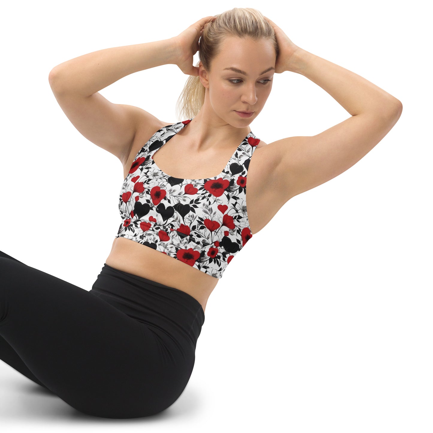 Brassière de sport "éclat d'amour"