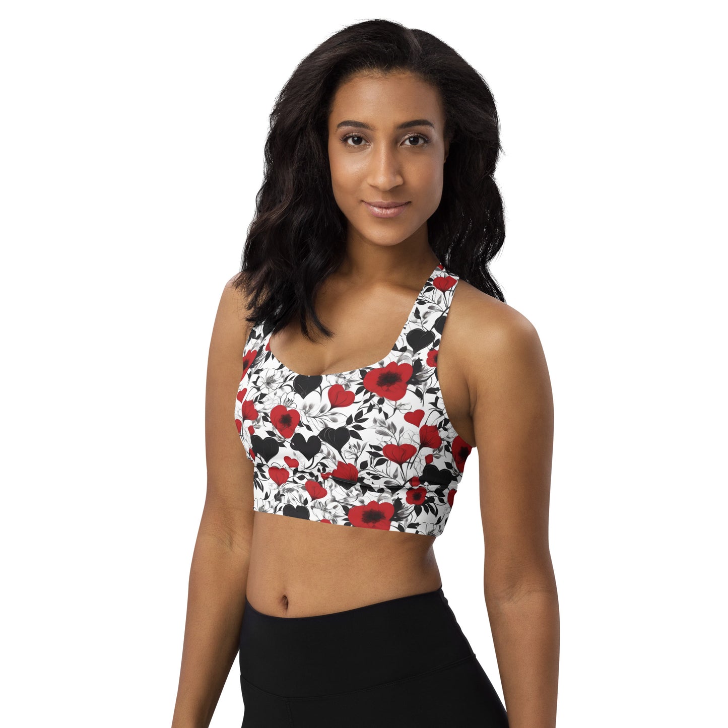 Brassière de sport "éclat d'amour"
