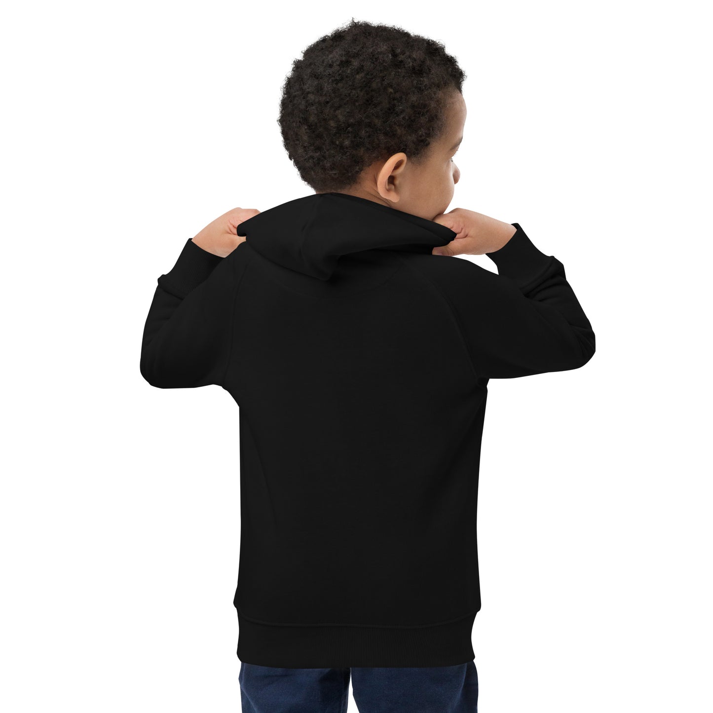 Sweat à capuche hoodie écologique pour enfants lenox souriez à la vie