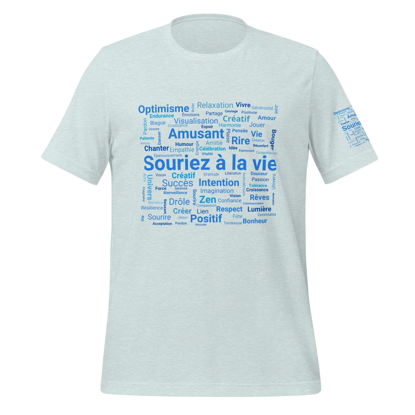 T-shirt unisexe "Souriez à la vie" Marque Miss Didine Souriez à la vie