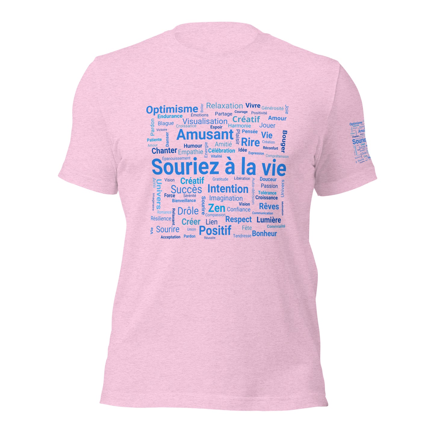 T-shirt unisexe "Souriez à la vie" Marque Miss Didine Souriez à la vie