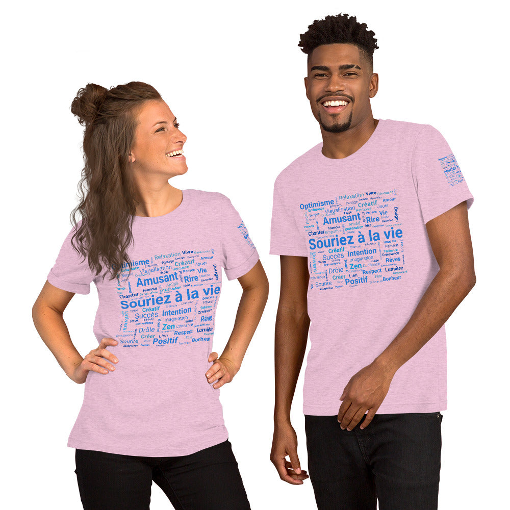 T-shirt unisexe "Souriez à la vie" Marque Miss Didine Souriez à la vie