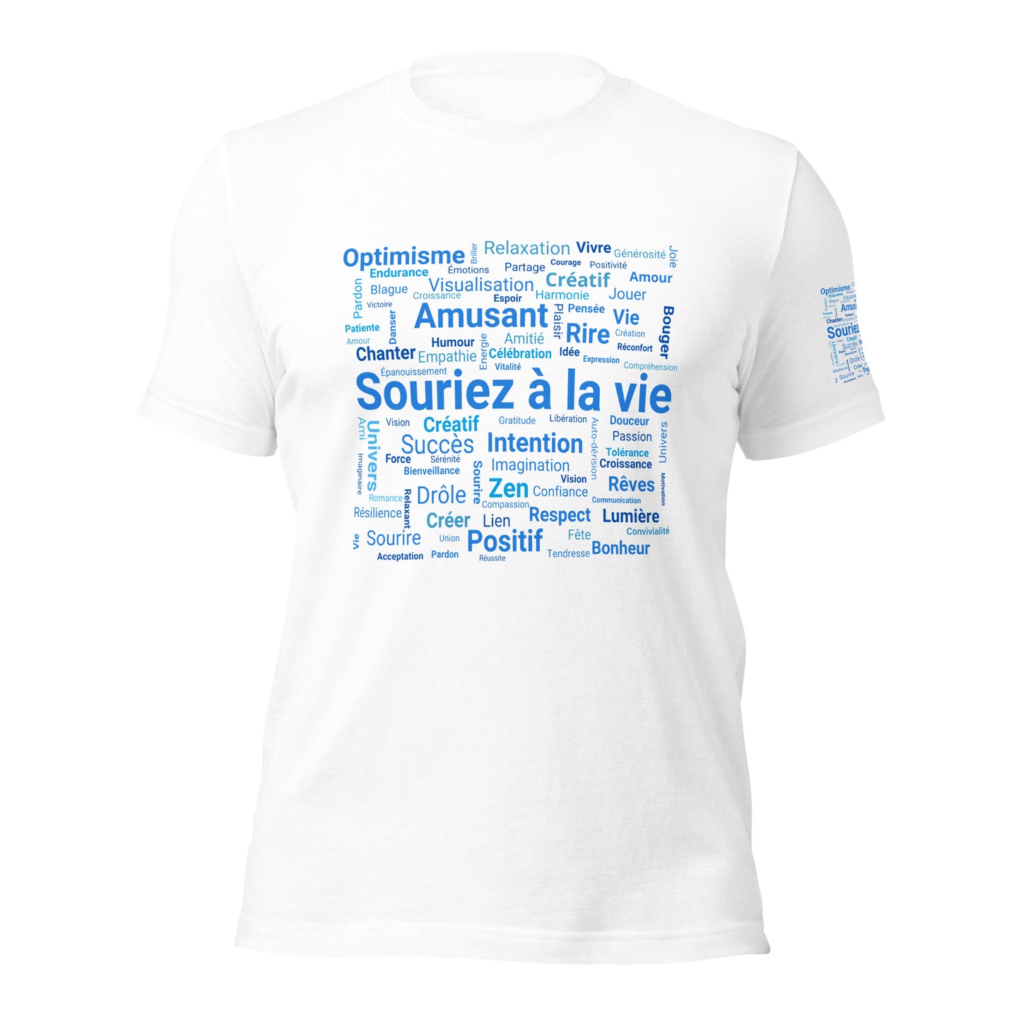 T-shirt unisexe "Souriez à la vie" Marque Miss Didine Souriez à la vie