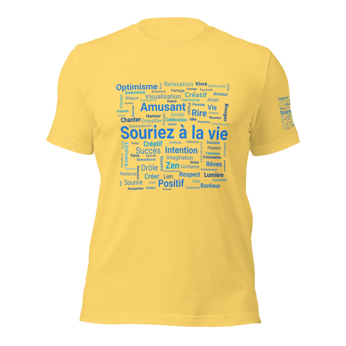 T-shirt unisexe "Souriez à la vie" Marque Miss Didine Souriez à la vie