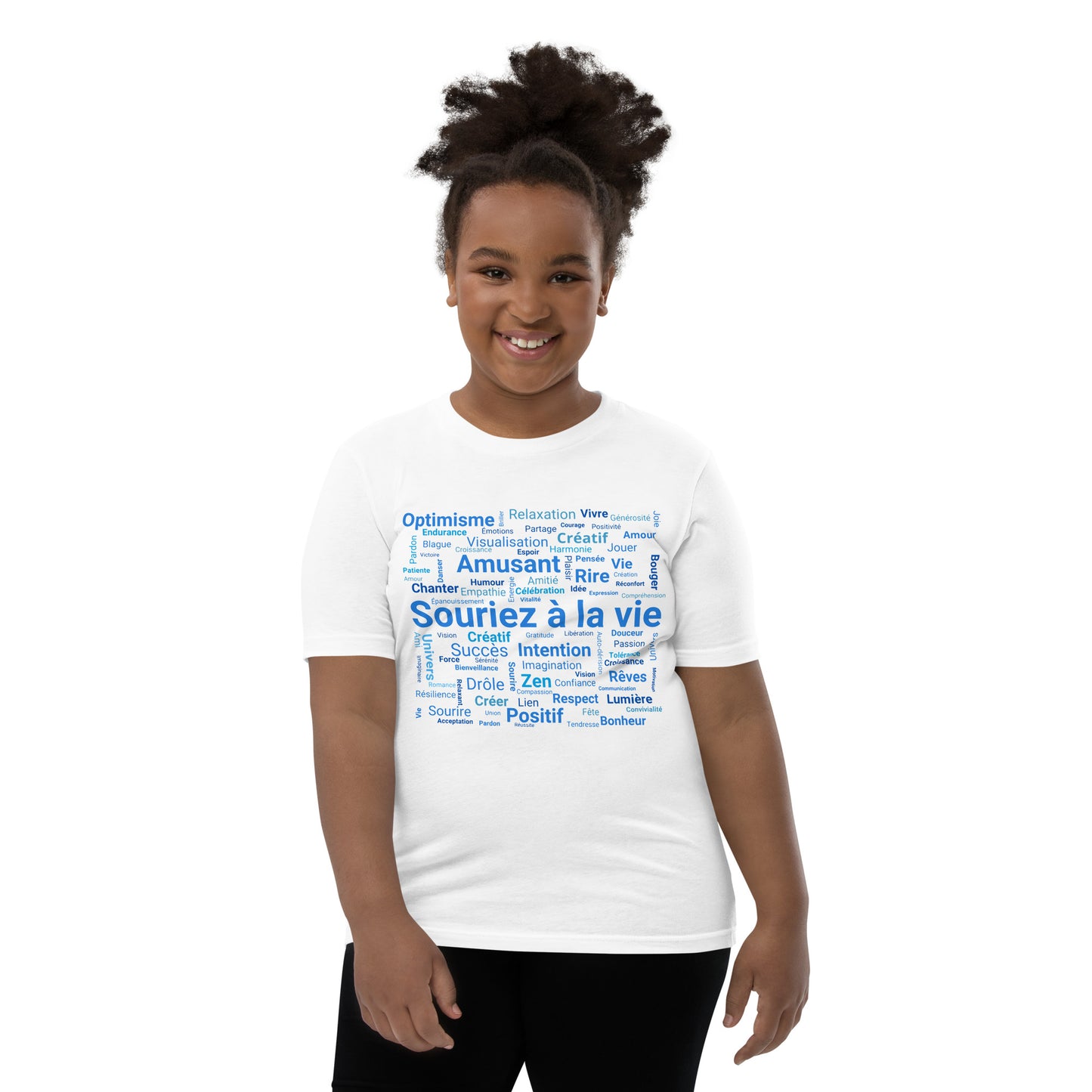 T-shirt "Souriez à la vie" Enfants/ados Souriez à la vie