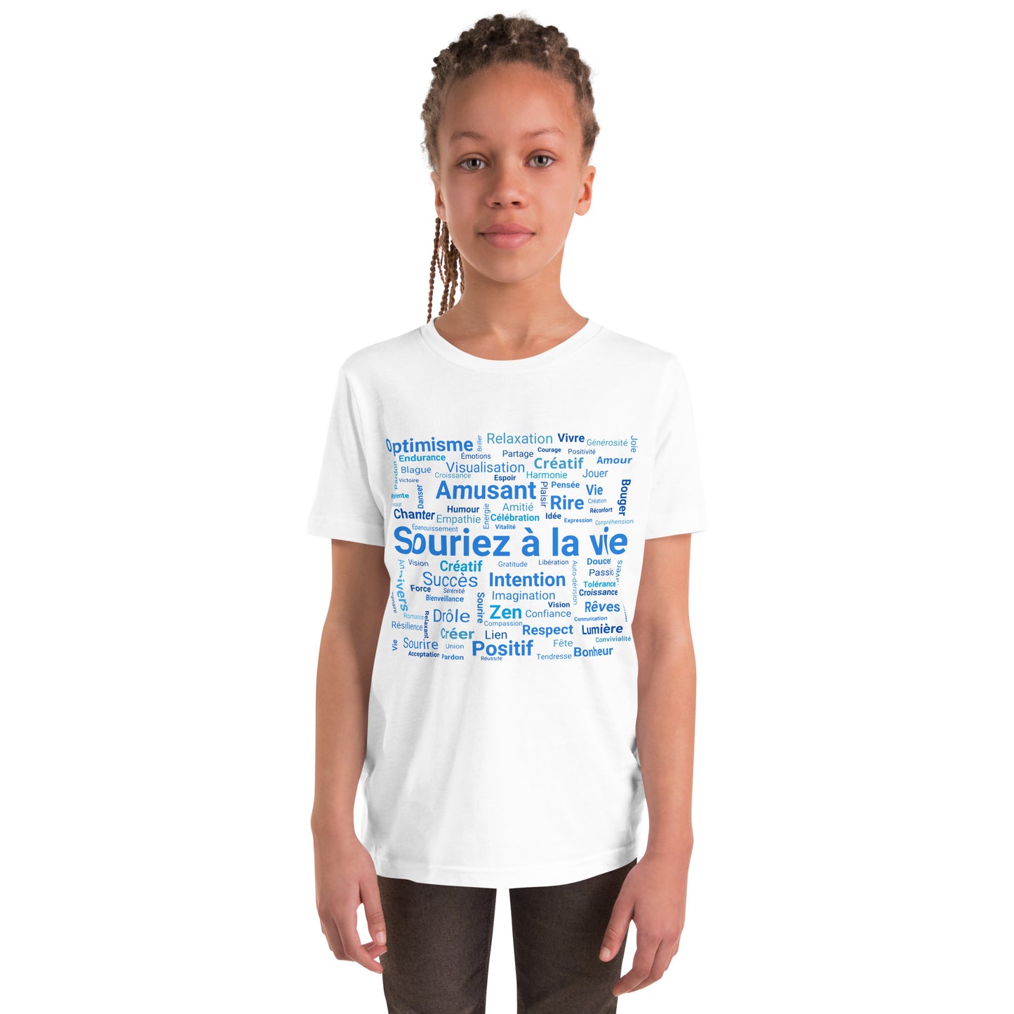 T-shirt "Souriez à la vie" Enfants/ados Souriez à la vie