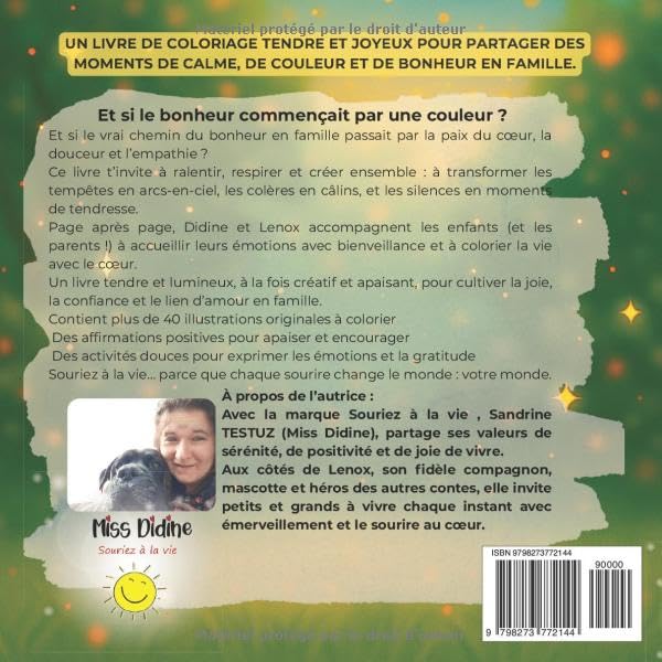 Livre de coloriage Souriez à la vie: Une expérience de coloriage apaisante et créative (pdf)
