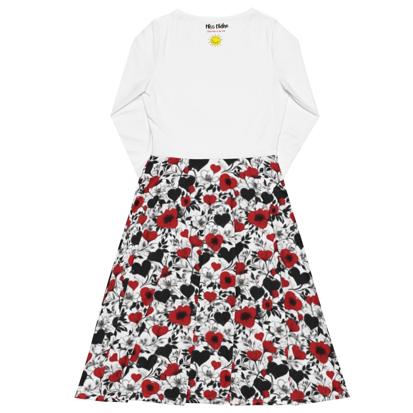 Robe manches longues Souriez à la vie "éclat d'amour"