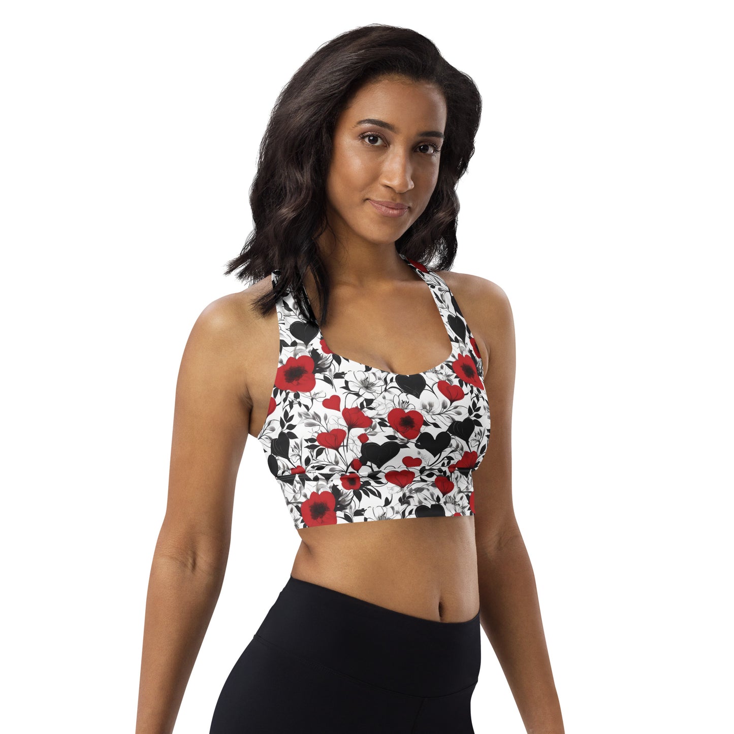 Brassière de sport "éclat d'amour"