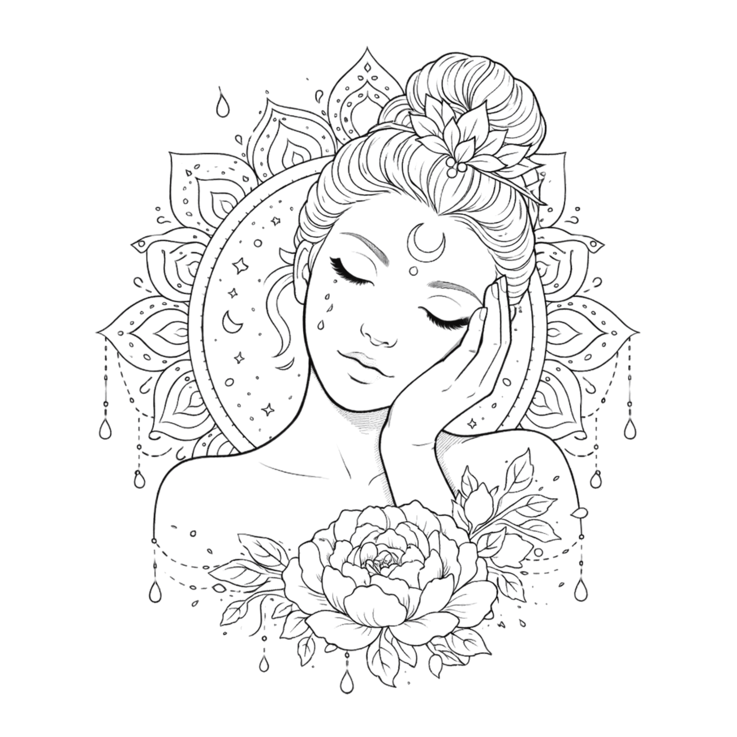 L'amour commence par moi : Coloriage anti-stress pour femmes : Apaiser le mental, transformer l’auto-critique et cultiver la douceur envers soi (pdf)
