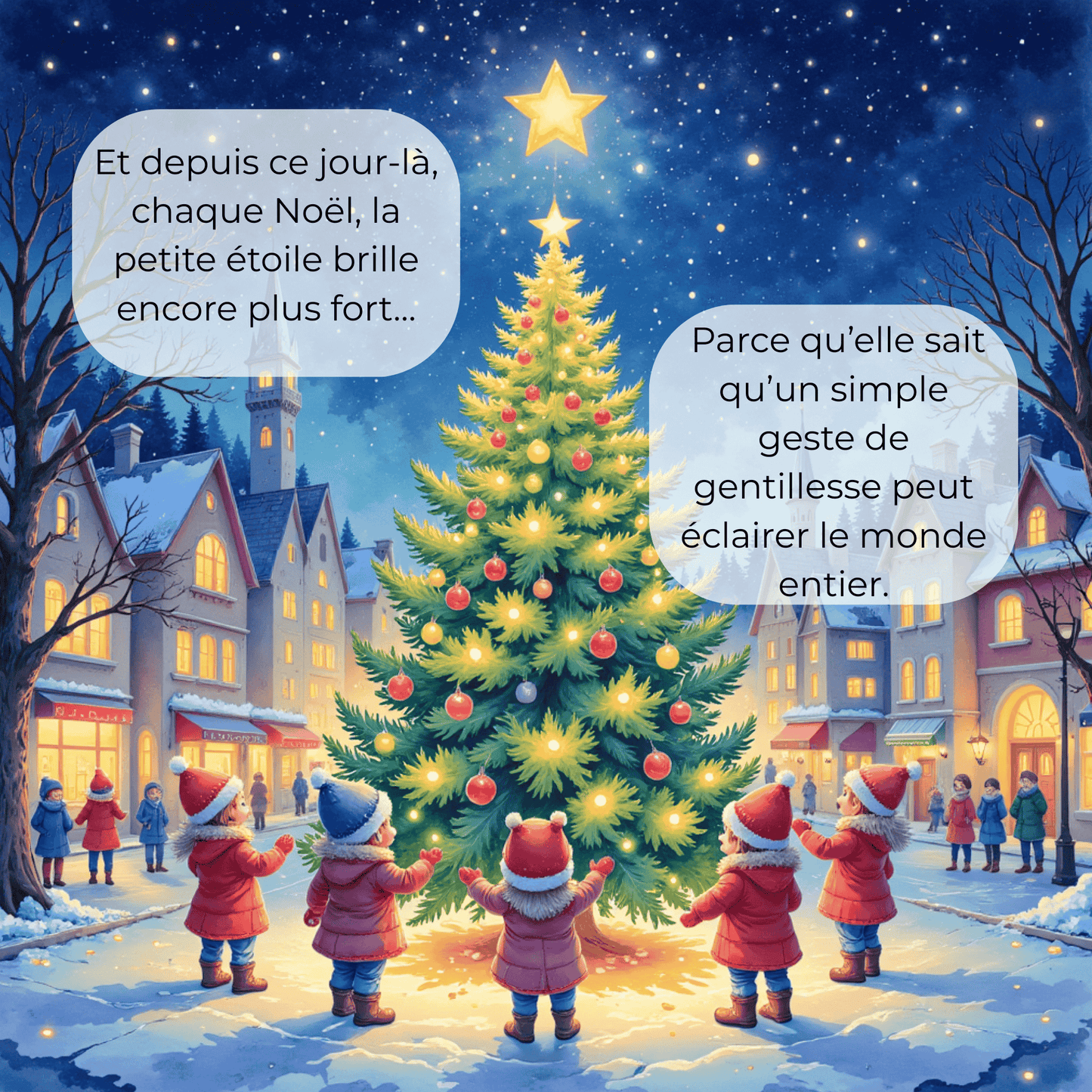 L'étoile qui avait perdu sa lumière: Un conte magique de Noël sur la lumière du cœur (Pdf)