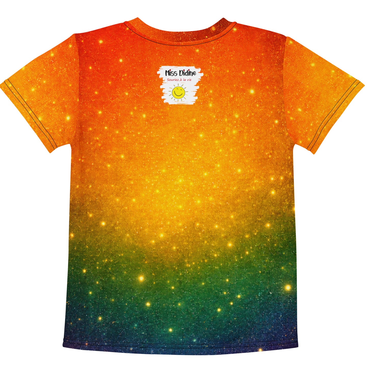 T-shirt Souriez à la vie Enfant (2 à 7 ans) -Signature Miss Didine