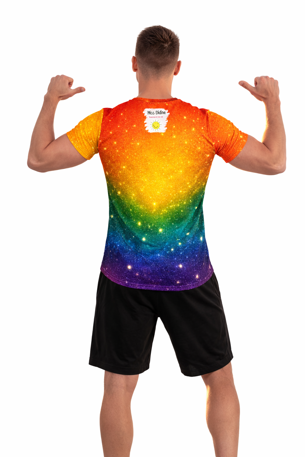 T-shirt homme Souriez à la vie by Miss Didine