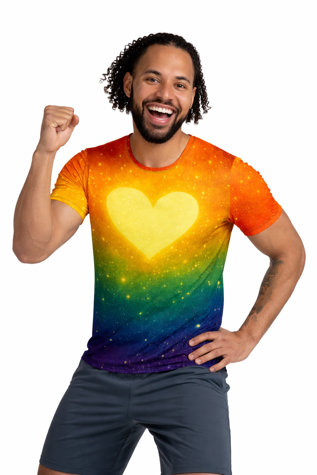 T-shirt homme Souriez à la vie by Miss Didine