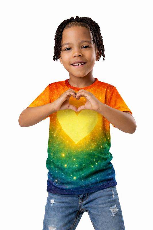 T-shirt Souriez à la vie Enfant (2 à 7 ans) -Signature Miss Didine