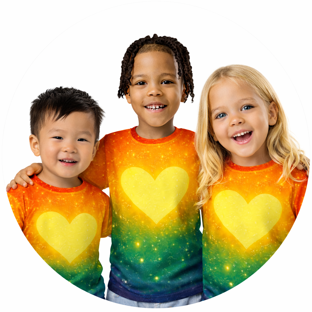 T-shirt Souriez à la vie Enfant (2 à 7 ans) -Signature Miss Didine