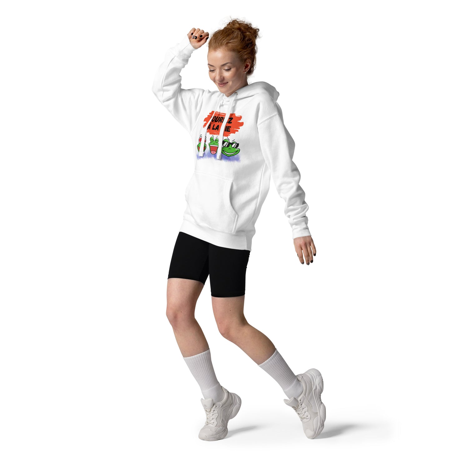 Sweat à Capuche  Hoodies Unisexe 3 grenouilles amusantes