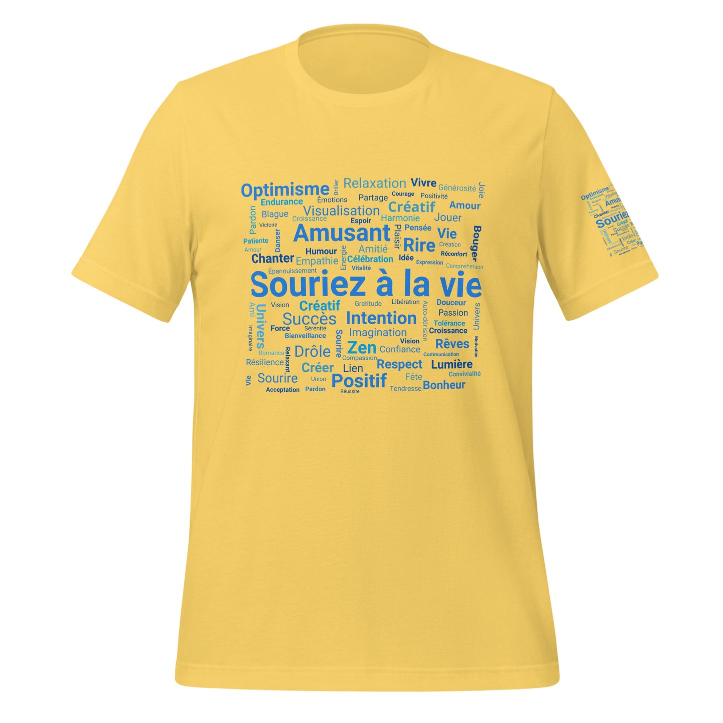 T-shirt unisexe "Souriez à la vie" Marque Miss Didine Souriez à la vie