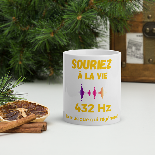 Mug "Souriez à la Vie : 432 Hz" - Transformez Votre Journée avec Miss Didine