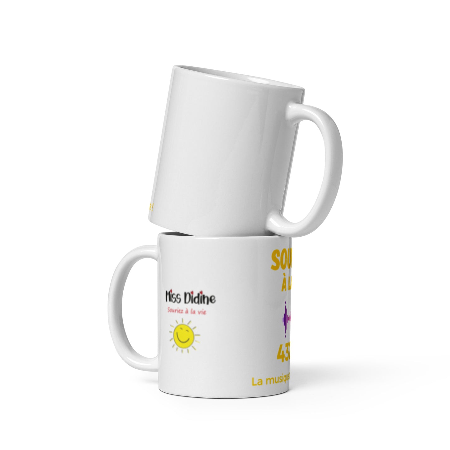 Mug "Souriez à la Vie : 432 Hz" - Transformez Votre Journée avec Miss Didine