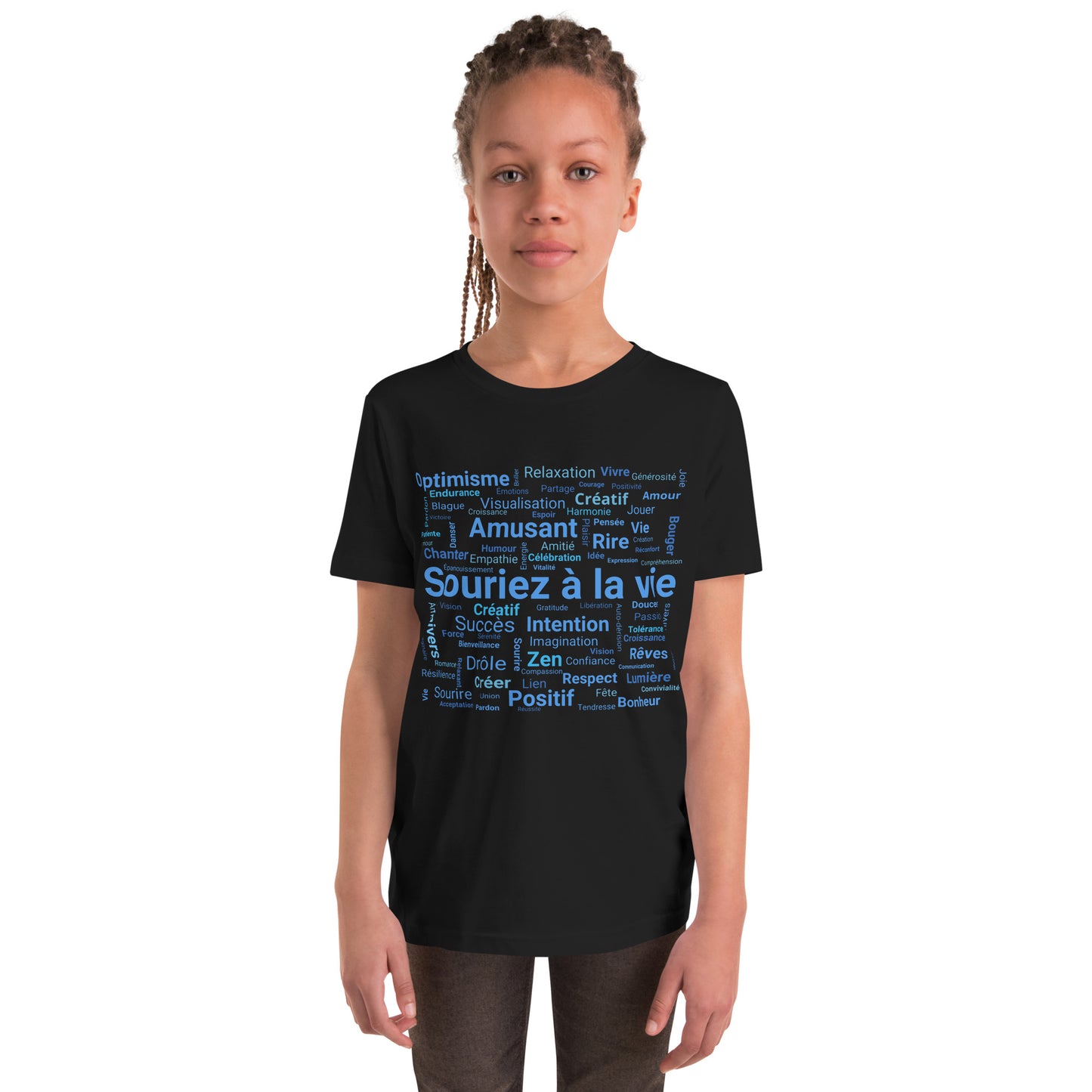 T-shirt "Souriez à la vie" Enfants/ados  Souriez à la vie