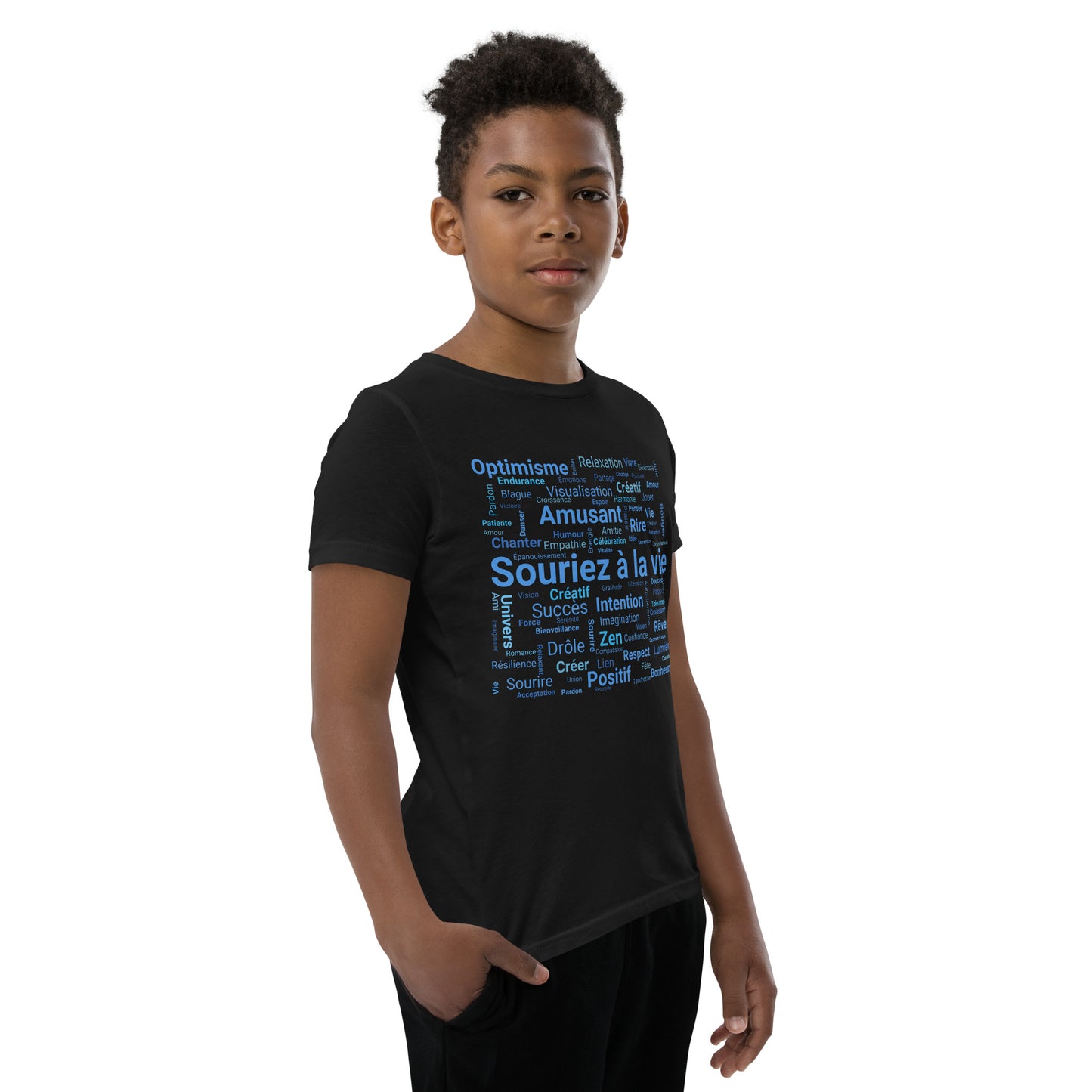 T-shirt "Souriez à la vie" Enfants/ados  Souriez à la vie